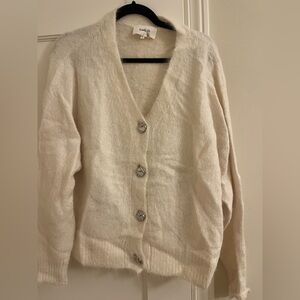 Ba&sh white sweater size small